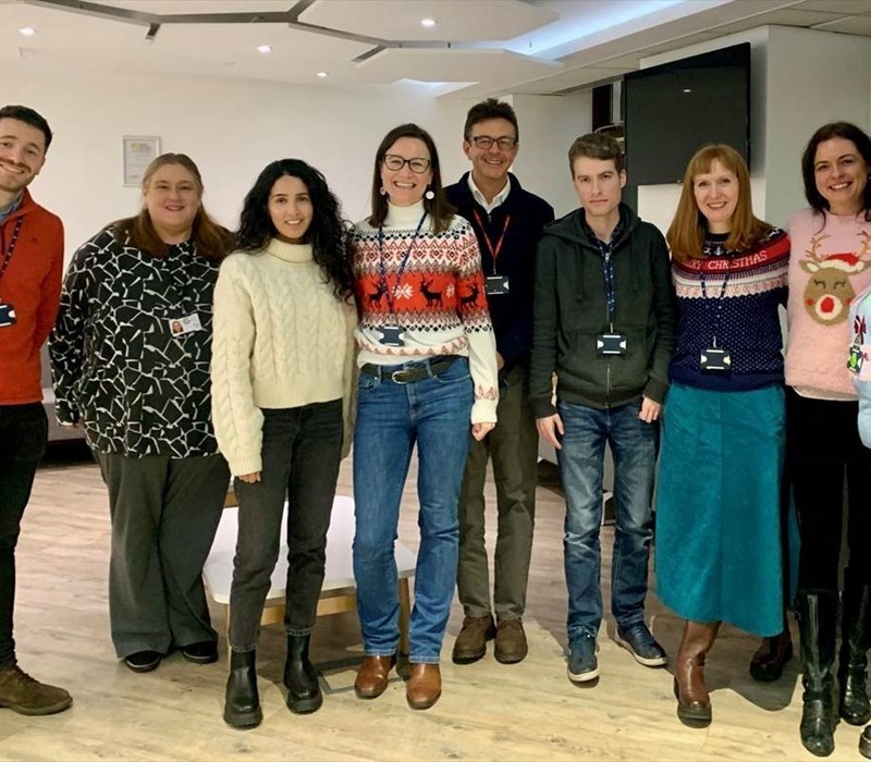 Group photo of colleagues at the Health and Wellbeing EDI Network and Mental Health Champion festive Get Together Group photo of colleagues at the Health and Wellbeing EDI Network and Mental Health Champion festive Get Together