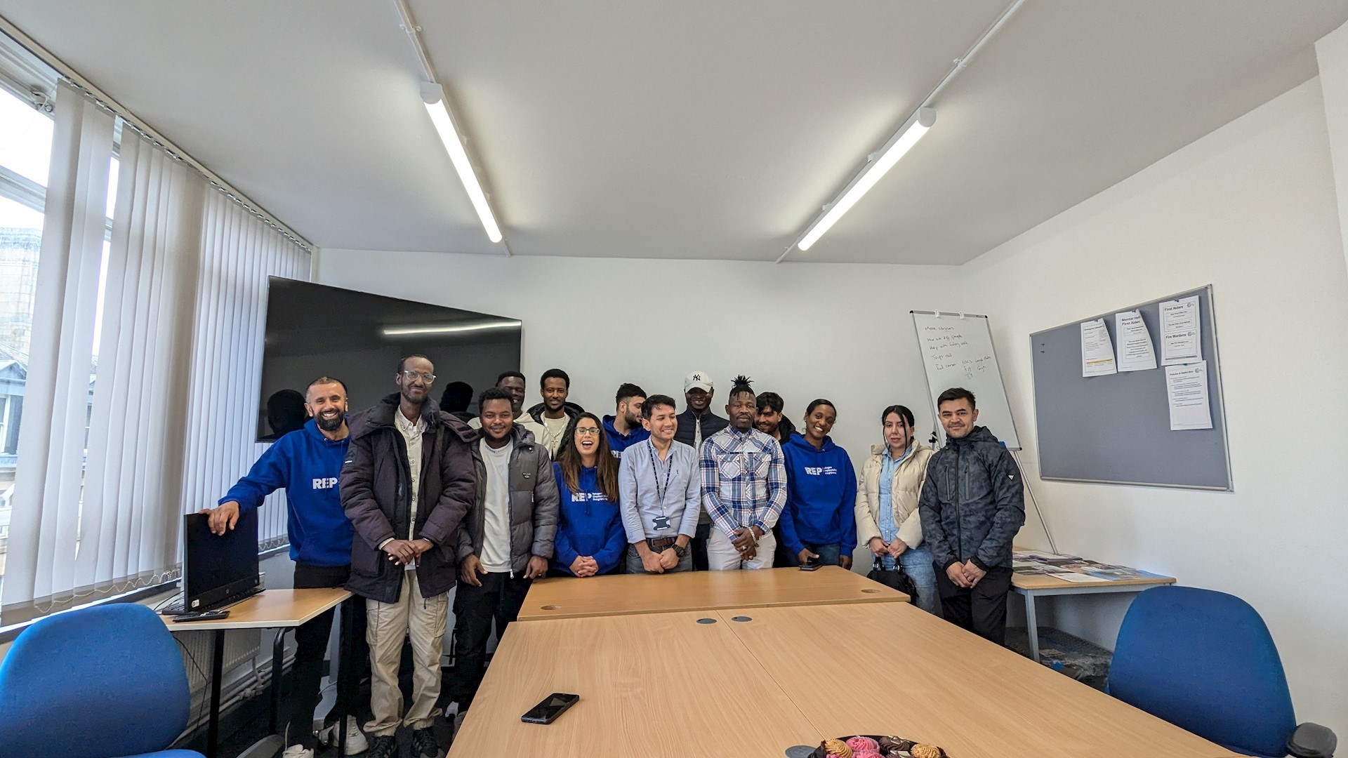 Refugee Employability Programme colleagues at the one year celebration event