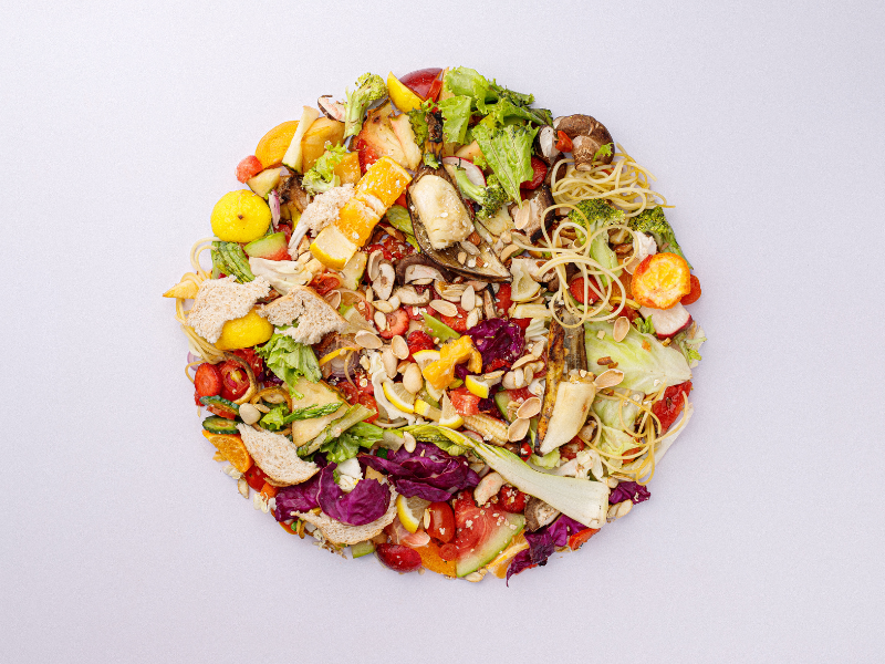 Food waste in a circle