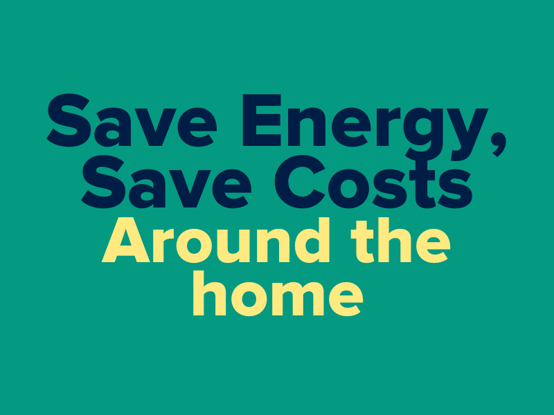 Save energy, save costs: around the home