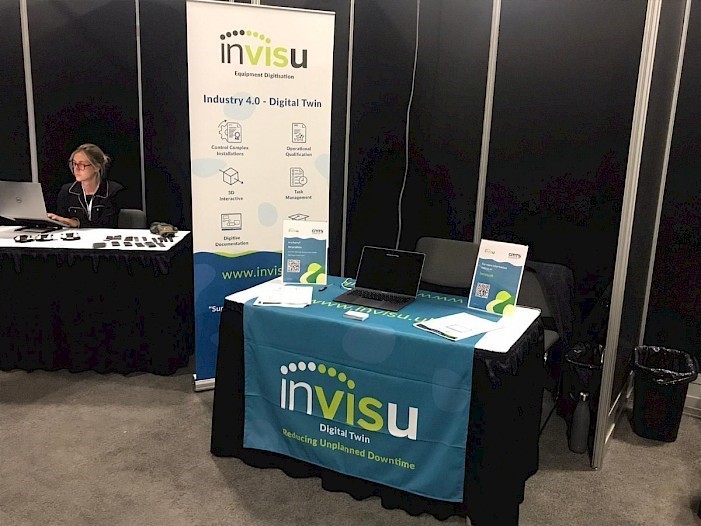 Invisu exhibiting at the Canadian Manufacturing Technology Show (CMTS) in the MaRS & NGen Innovation Pavilion