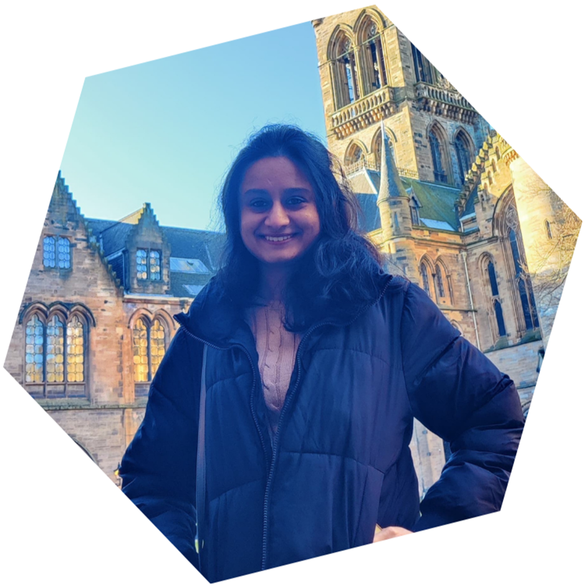 Photo of Haeli Toprani, Strategic Insight and Policy Analyst in a hexagon Photo of Haeli Toprani, Strategic Insight and Policy Analyst in a hexagon