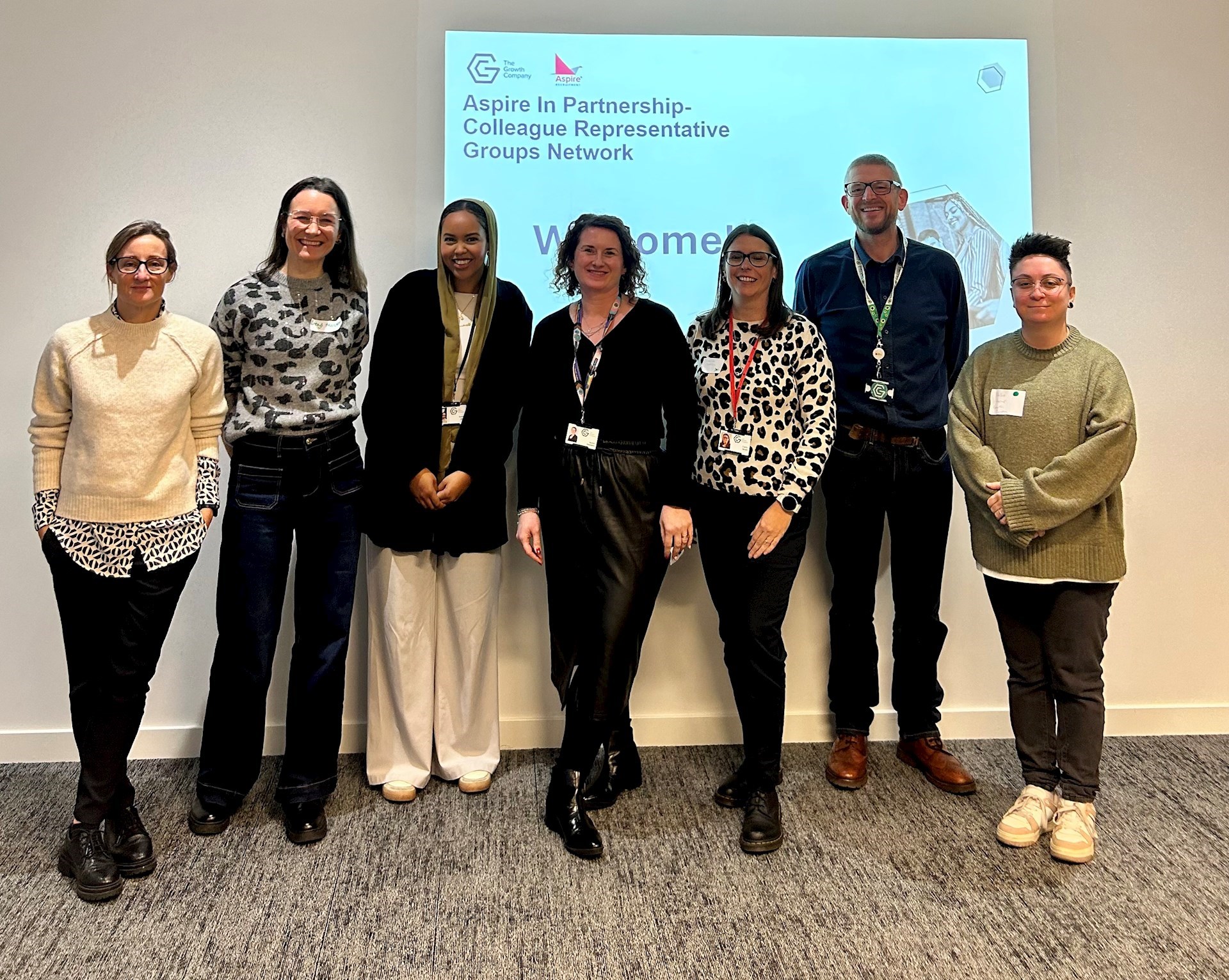 Colleagues from our EDI Steering Committee attending an event